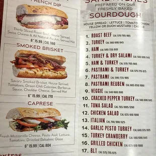 Menu 1/2025