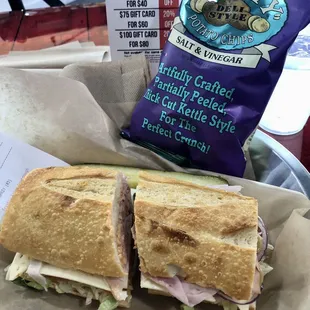 Ham and Turkey with house spread