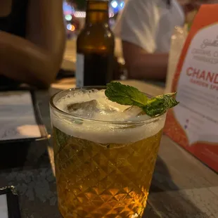 Moroccan mint julep tea