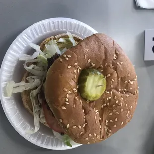 Single burger