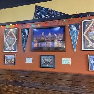 Phillies eagles flyer and of course 76's