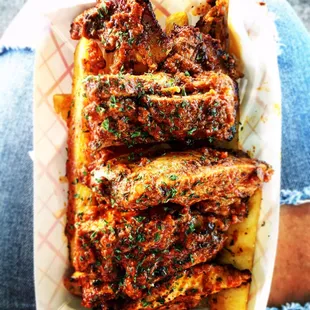 Peri peri chicken and chips. Yummmo!!