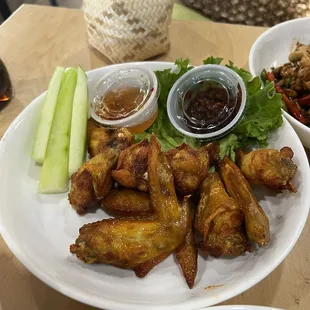 Chicken Wings, Jeow Bong, and sticky rice 2023