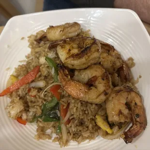 Shrimp Fried Rice really good with big shrimps