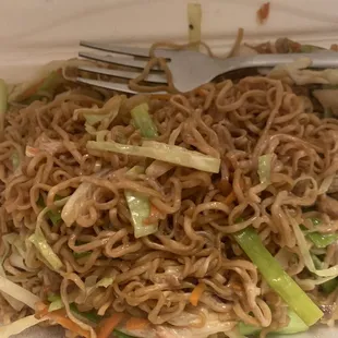 Next Level Ramen and my fork.