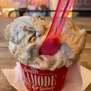 Getting my fix of gelato