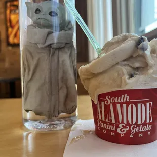 A small. Two Flavors. Delish.