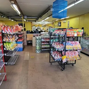 The market at the front of the restaurant