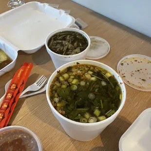 intestines soup!