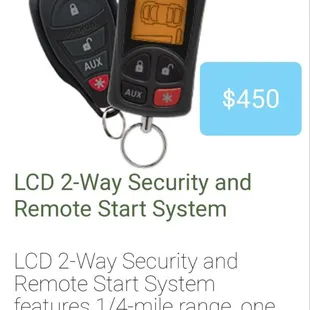 Remote start security