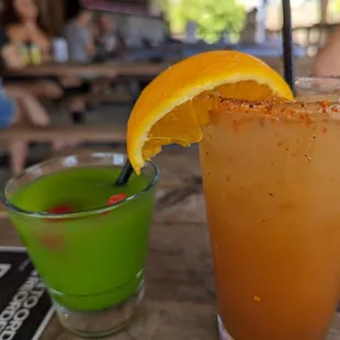Melon marg and michelada
