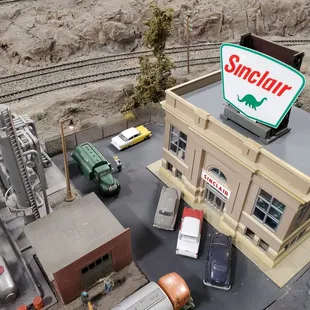 Model railroad room