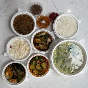 Togo soondaekuk so good! Comes with these ban chan yummmm