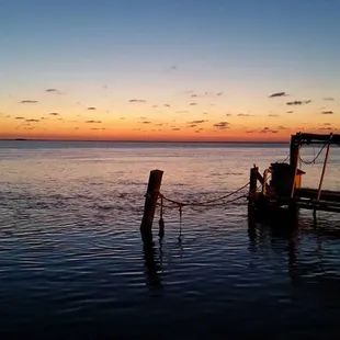 A beautiful morning for the fisherman