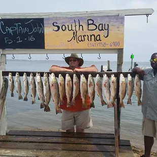 Nice catch of Speckled Trout and Redfish