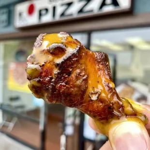 Chicken Wings (Carolina Tangy Gold BBQ). Lunch 7/16/2022