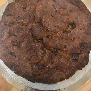 Burnt pizza cookie