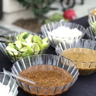 Richard cut up extra limes for our beer....oh, and those salsas were as good as everyone else says.