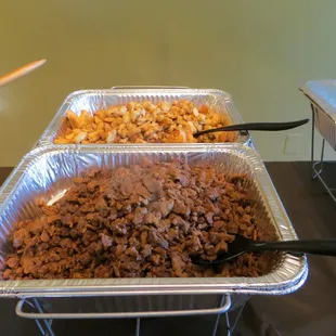 Beef and chicken - yummy