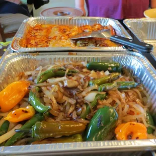 To die for enchiladas and taco fixings