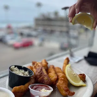 Fried Calamari Strips (YUM!!!!)