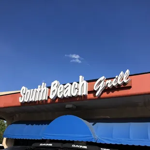 the front of the restaurant