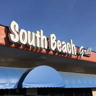 the front of the restaurant