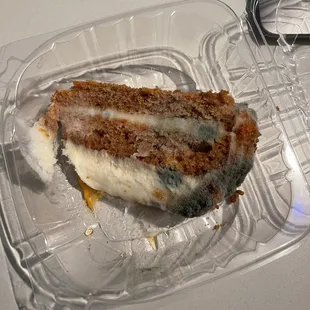 Carrot cake with mold