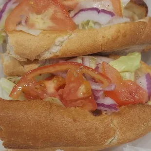 turkey and cheese sub