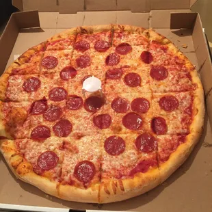 I paid for double pepperoni... I'd hate to see what NOT double pepperoni looks like...