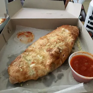 Small Stromboli - actually very big &amp; delicious