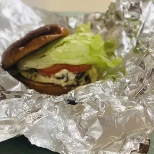 Skinny (not skimpy) burger!