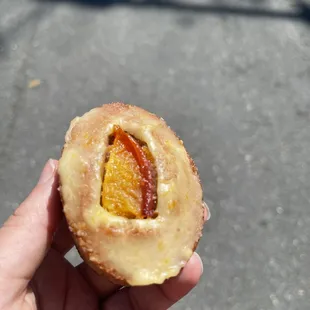 Peach friand from Base Camp Bakery