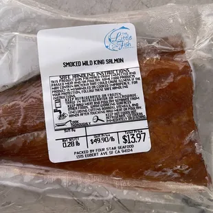 Smoked salmon from The Little Fish