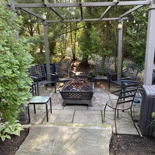 Patio area of B&amp;B