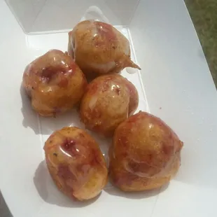 Deep fried strawberries! #ftmill #strawberry #festival