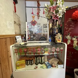 Ordering counter.