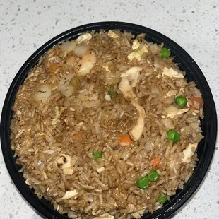 Chicken and shrimp fried rice