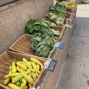 Locally sourced veggies