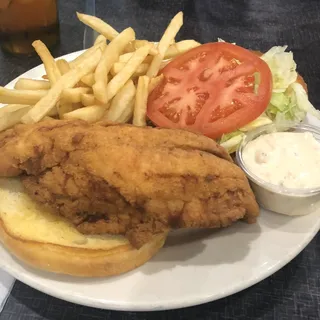 Southern Fried Grouper Sandwich