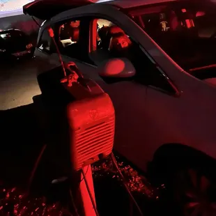 Not often that the family is a backdrop for a movie speaker.