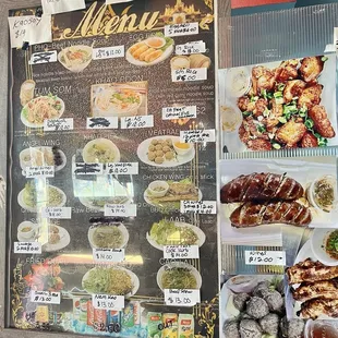 Menu as of 1/30/2025