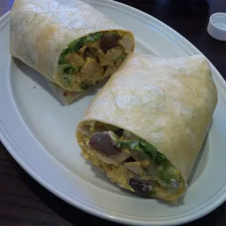 Coronation Chicken Salad Wrap