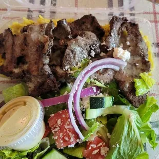 Lamb Kabob Salad