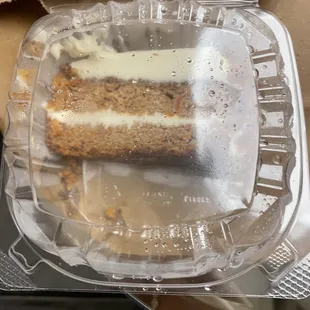 Carrot Cake but I ordered cheesecake