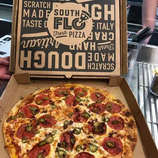Did you know you can add jalapenos to our pizzas?