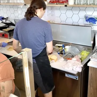 Sandwiches prepared to order