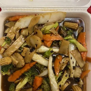 Mixed Vegetables with Black Bean Sauce