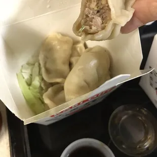 Steamed dumplings
