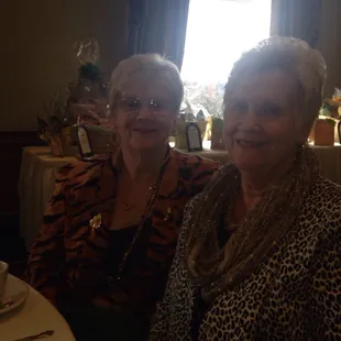 My 2 aunts! Ina and Nina! Twins!